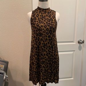 Leopard Tunic Top